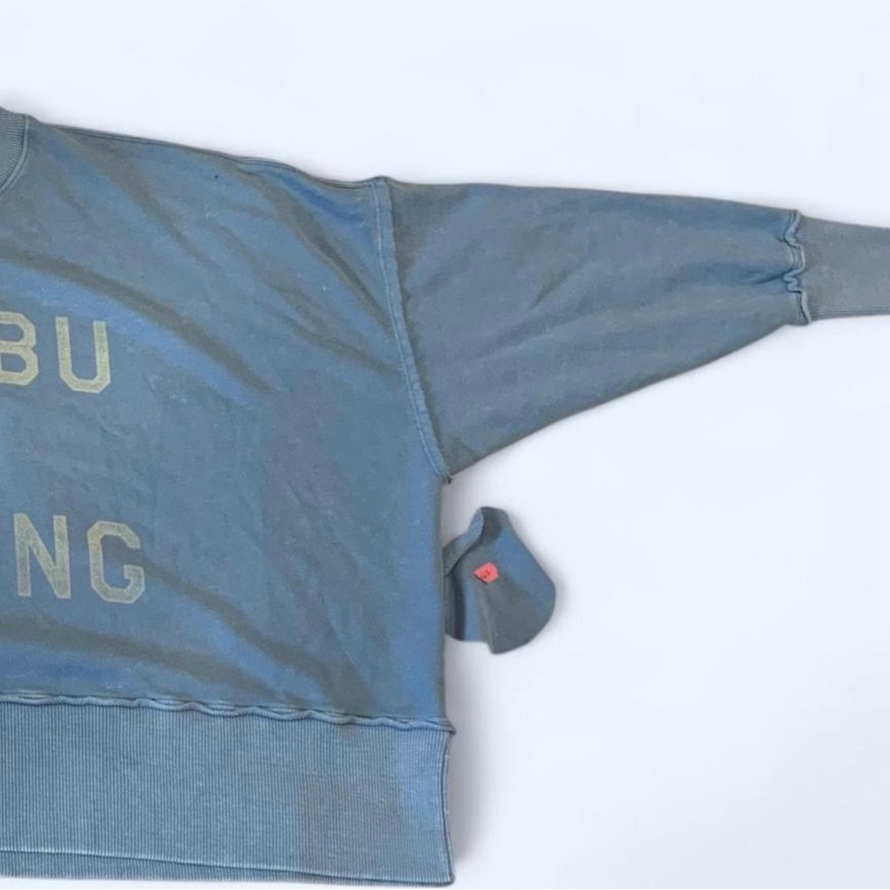 Blue Graphic Sweatshirt